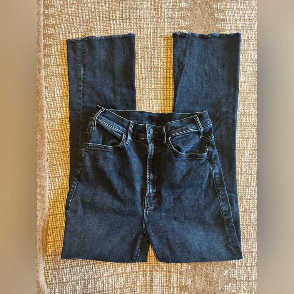 MOTHER The Hustler Ankle Fray Jeans